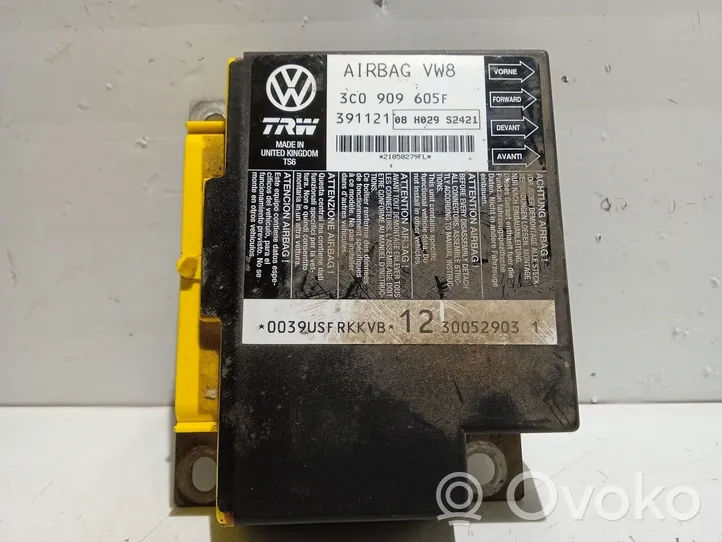 Volkswagen Passat Alltrack Centralina/modulo airbag 3C0909605F