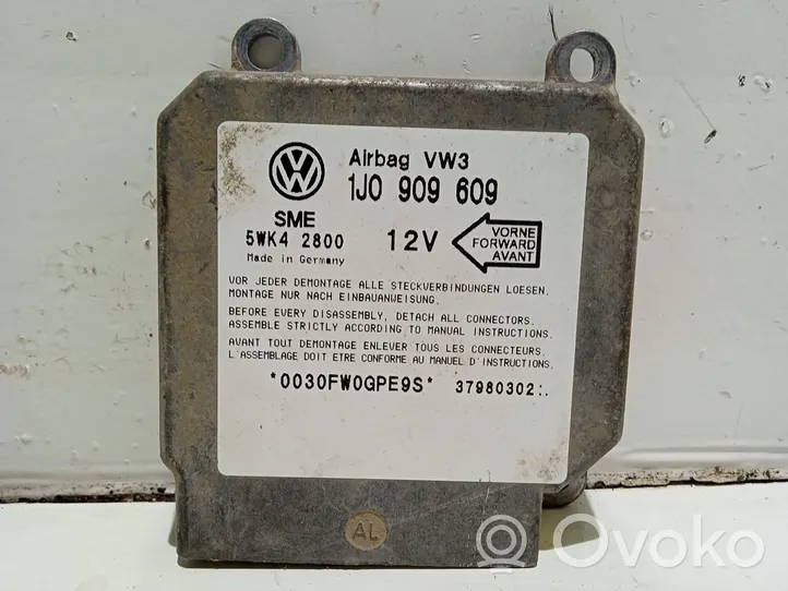 Volkswagen Golf SportWagen Module de contrôle airbag 1J0909609