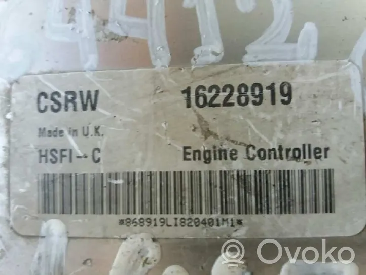 Opel Astra F Sterownik / Moduł ECU 16228919