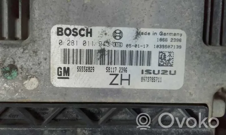 Opel Astra G Calculateur moteur ECU 0281011943