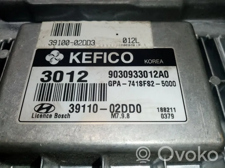 Hyundai i10 Engine control unit/module 3911002DD0