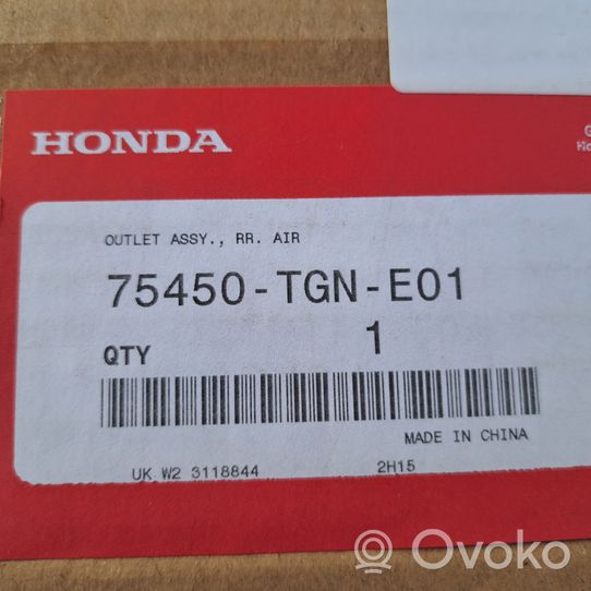 Honda Civic X Lokasuojan ritilä 75450TGNE01