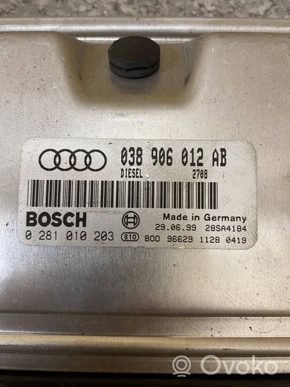 Audi A6 S6 C5 4B Calculateur moteur ECU 038906012AB