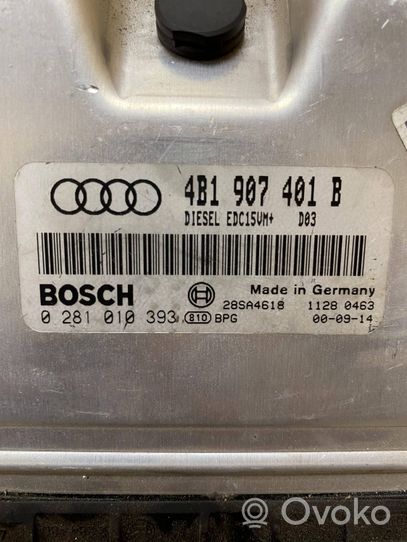 Audi A6 S6 C5 4B Unidad de control/módulo del motor 4B1907401B