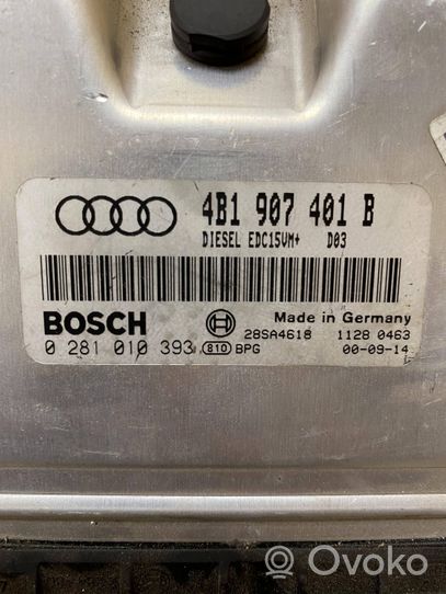 Audi A6 S6 C5 4B Variklio valdymo blokas 4B1907401B