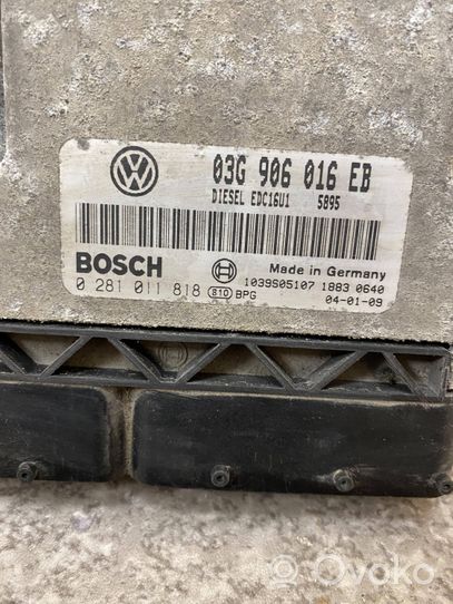 Volkswagen Golf V Calculateur moteur ECU 03G906016EB