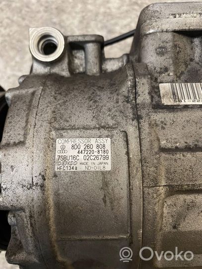 Audi A4 S4 B5 8D Ilmastointilaitteen kompressorin pumppu (A/C) 4472208180