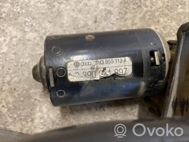 Audi 80 90 S2 B4 Tiranti e motorino del tergicristallo anteriore 0390241097