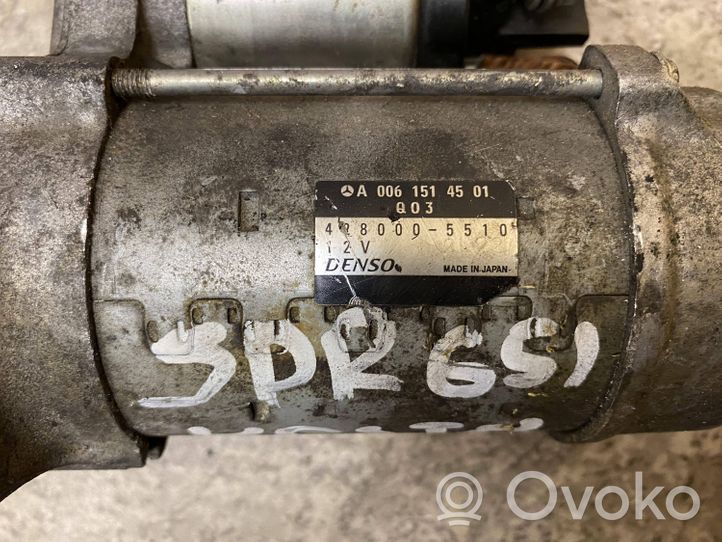 Mercedes-Benz Sprinter W906 Starter motor A0061514501