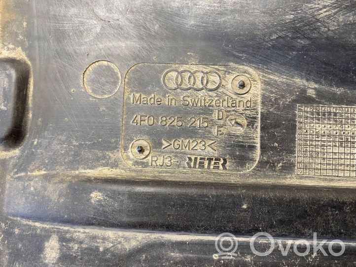 Audi A6 S6 C6 4F Variklio dugno apsauga 4F0825215