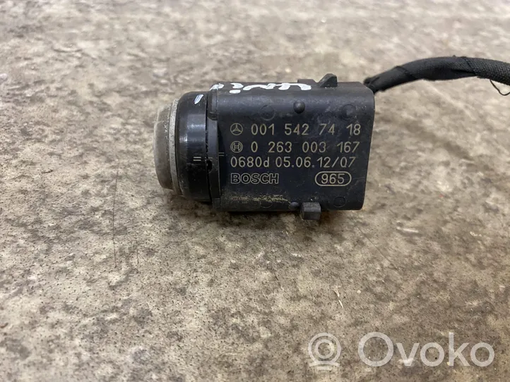 Mercedes-Benz C W203 Parkošanās (PDC) sensors (-i) 0015427418