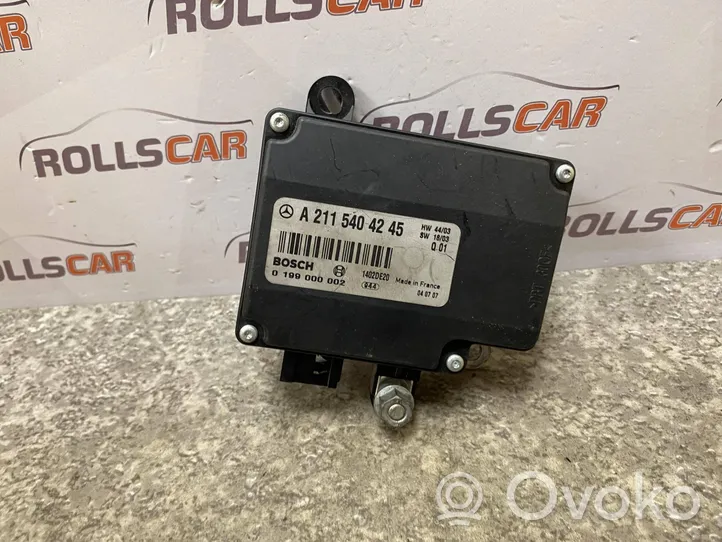 Mercedes-Benz E W211 Module de contrôle de batterie A2115404245