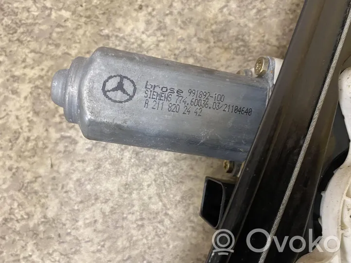 Mercedes-Benz E W211 Takaoven ikkunan nostin moottorilla A2117300246