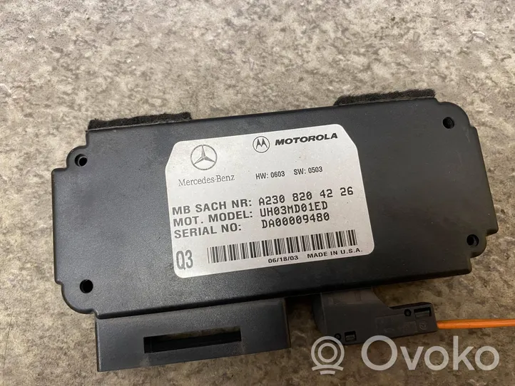 Mercedes-Benz C W203 Sterownik / Moduł sterujący telefonem A2308204226