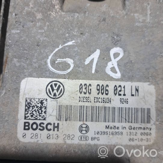 Seat Toledo III (5P) Calculateur moteur ECU 03G906021LN