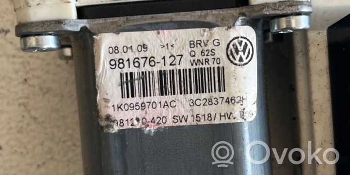 Volkswagen PASSAT B6 Silniczek podnośnika szyby drzwi przednich 3C2837462H