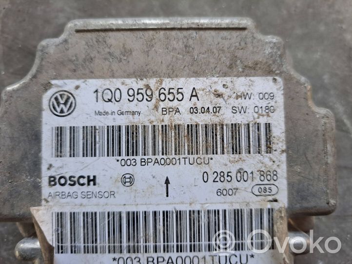 Volkswagen Eos Module de contrôle airbag 1Q0959655A