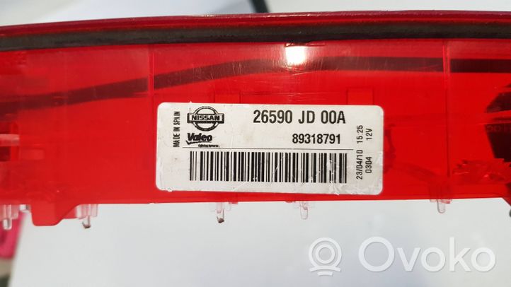 Nissan Qashqai Kolmas/lisäjarruvalo 26590JD00A