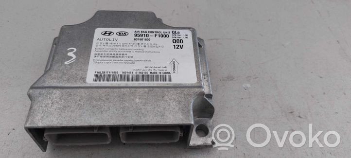 KIA Sportage Airbag control unit/module 95910F1000