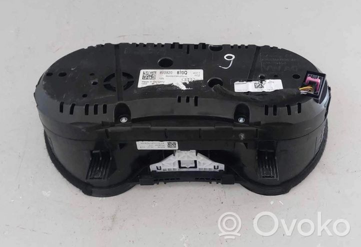 Audi A3 S3 8V Spidometrs (instrumentu panelī) 8V0920870Q