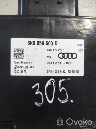 Audi A6 S6 C7 4G Convertitore di tensione inverter 8K0959663D