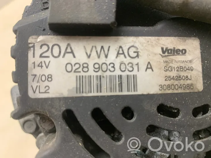 Skoda Superb B5 (3U) Alternador 028903031A