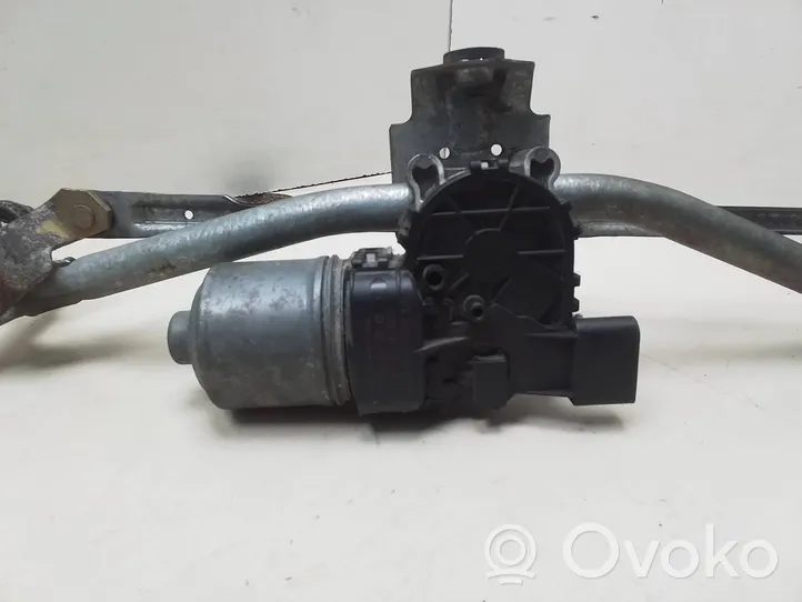 Volkswagen Polo Mechanizm i silniczek wycieraczek szyby przedniej / czołowej 6Q1955023D