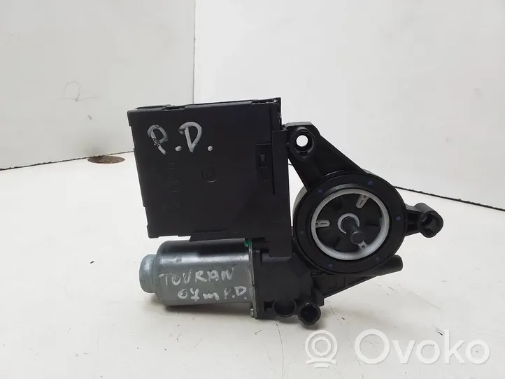 Volkswagen Touran I Front door window regulator motor 1T0959702D