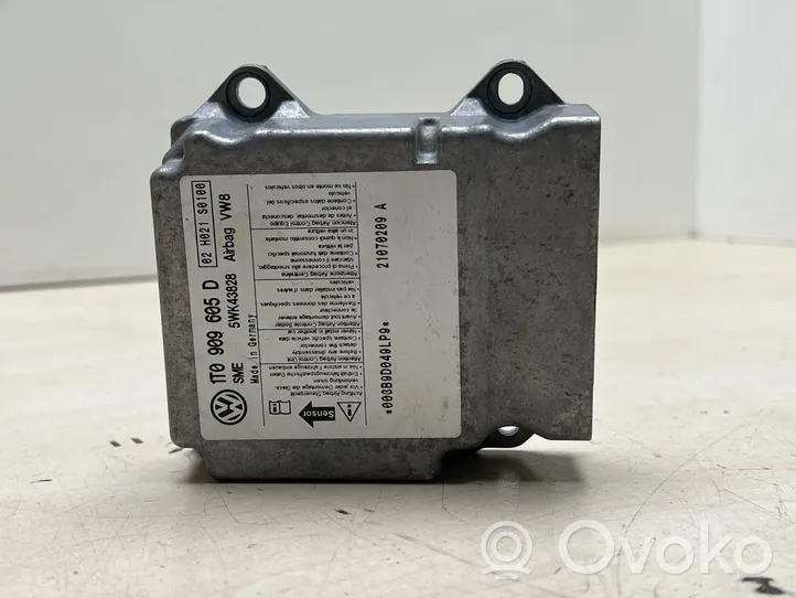 Volkswagen Touran I Module de contrôle airbag 1T0909605D