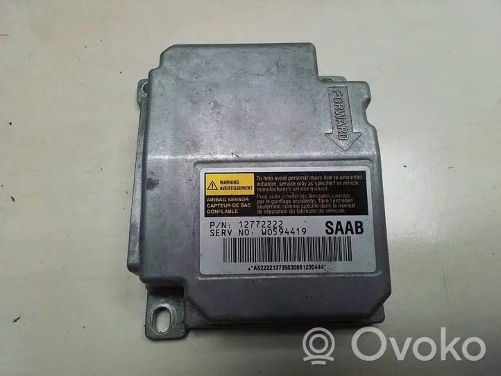 Saab 9-5 Module de contrôle airbag 12772222