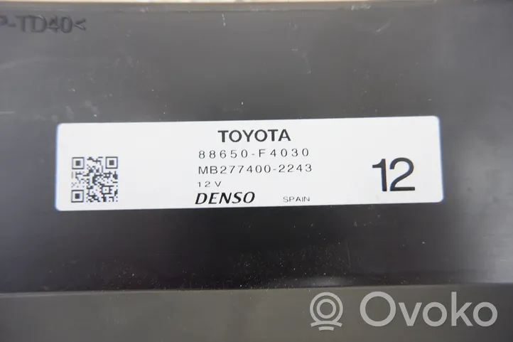 Toyota C-HR Module unité de contrôle climatisation 88650F4030