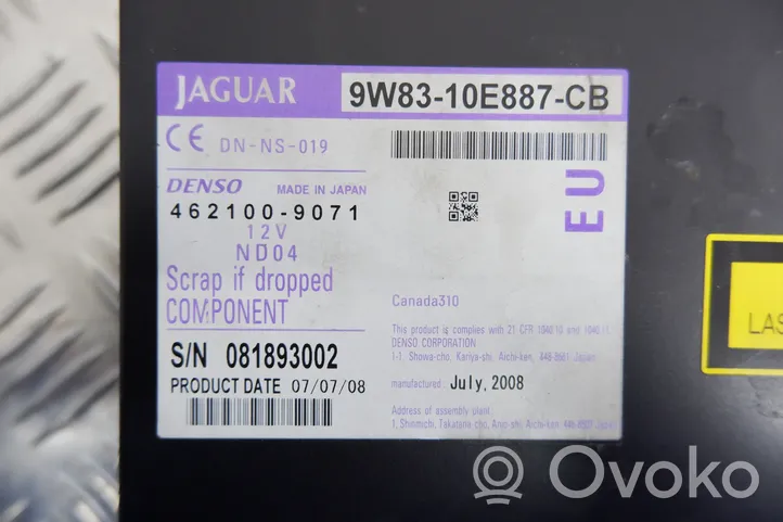 Jaguar XF X250 Unità di navigazione lettore CD/DVD 9W8310E887CA