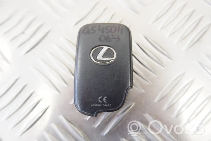 Lexus GS 300 350 430 450H Aizdedzes atslēga / karte 14AAC