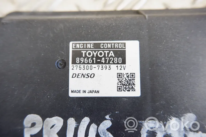 Toyota Prius (XW30) Sterownik / Moduł ECU 8966147280