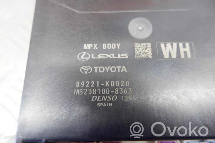 Toyota Yaris XP210 Mukavuusmoduuli 89221K0020