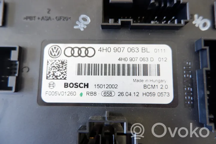 Audi A8 S8 D4 4H Modulo comfort/convenienza 4H0907063BL