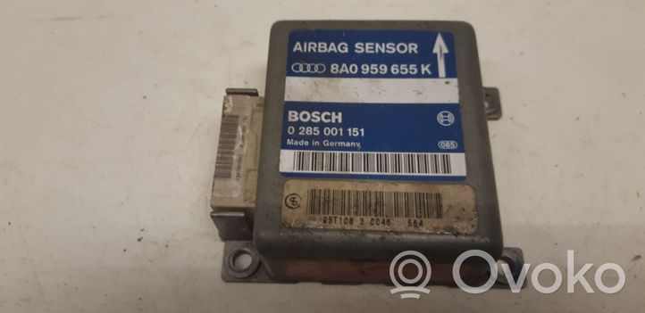 Audi A8 S8 D2 4D Module de contrôle airbag 8A0959655K