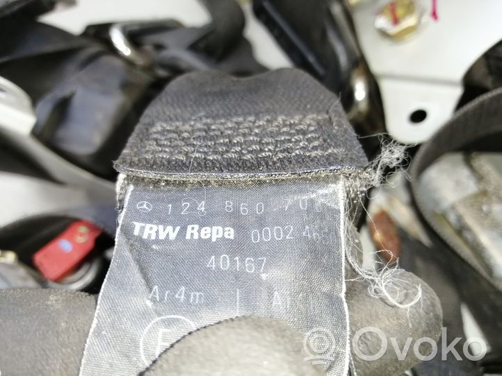 Mercedes-Benz E W124 Zestaw pasów bezpieczeństwa 1248606985