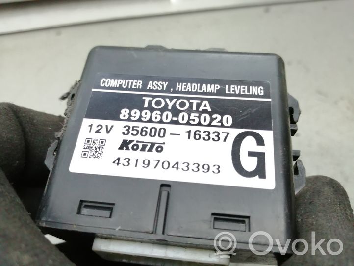 Toyota Avensis T250 Módulo de luz LCM 8996005020