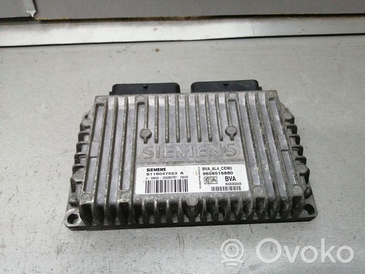 Citroen Xsara Picasso Pavarų dėžės valdymo blokas 9658516880