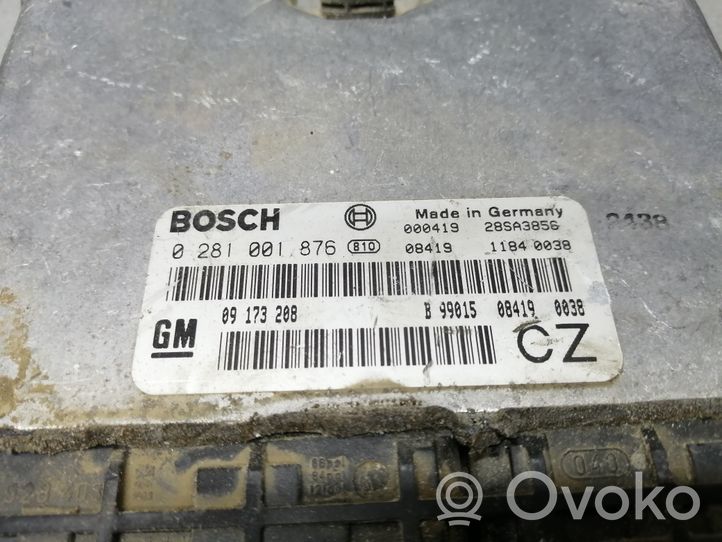 Opel Omega B1 Moottorin ohjainlaite/moduuli 09173208