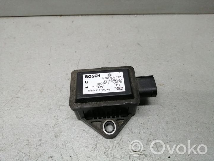 Toyota Corolla Verso AR10 ESP (elektroniskās stabilitātes programmas) sensors (paātrinājuma sensors) 8918302020