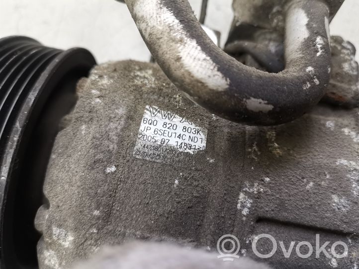 Volkswagen Polo IV 9N3 Air conditioning (A/C) compressor (pump) 6Q0820803K