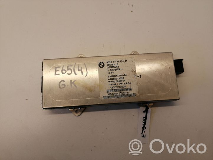 BMW 7 E65 E66 Amplificateur d'antenne 9131151