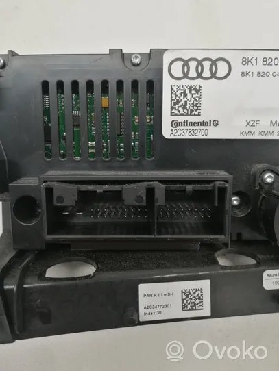 Audi Q5 SQ5 Oro kondicionieriaus/ klimato/ pečiuko valdymo blokas (salone) 8K1820043T