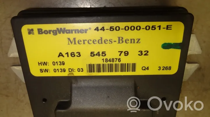 Mercedes-Benz ML W163 Transfer box differential control unit 44-50-000-051-E