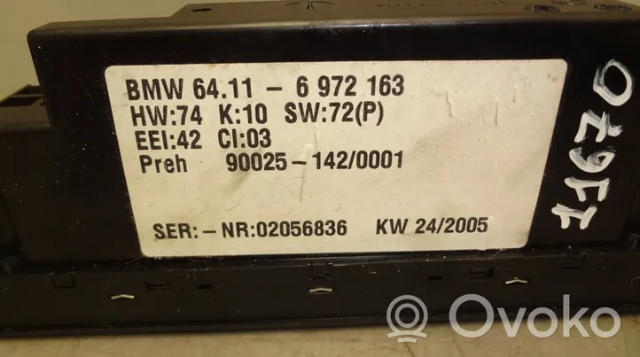 BMW X5 E53 Oro kondicionieriaus/ klimato/ pečiuko valdymo blokas (salone) 