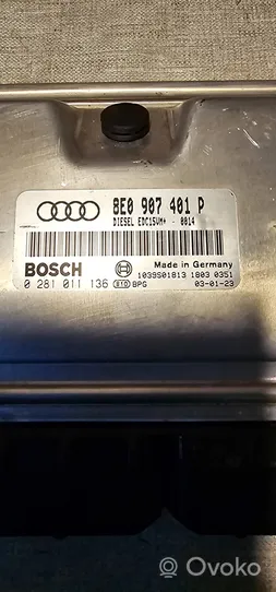 Audi A6 S6 C5 4B Variklio valdymo blokas 8E0907401P