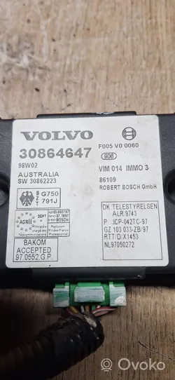 Volvo S40, V40 Moduł / Sterownik immobilizera 30864647