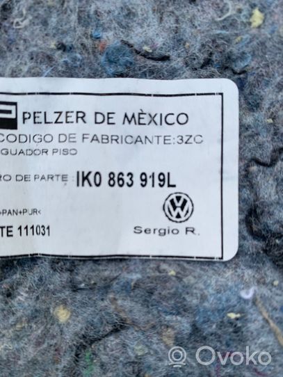 Volkswagen Golf VI Tapis de sol / moquette de cabine avant 1K0863919L